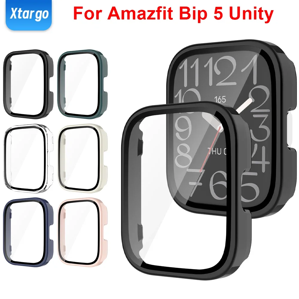 PC+Glass for Amazfit Bip 5 Uni - Smartwatch Icon 评论和价格