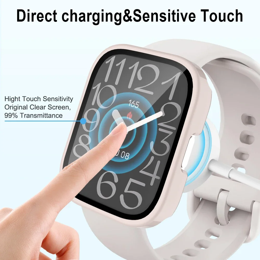 PC+Glass for Amazfit Bip 5 Uni - Smartwatch Icon 评论和价格
