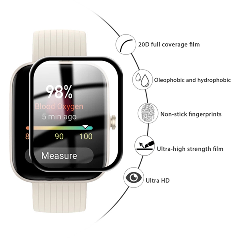 1-5Pcs Screen Protector For Am - Amazfit Smartwatch Accessories 评论和价格