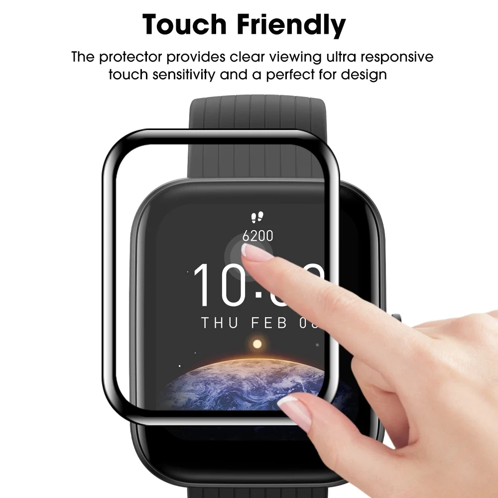 1-5Pcs Screen Protector For Am - Amazfit Smartwatch Accessories 评论和价格