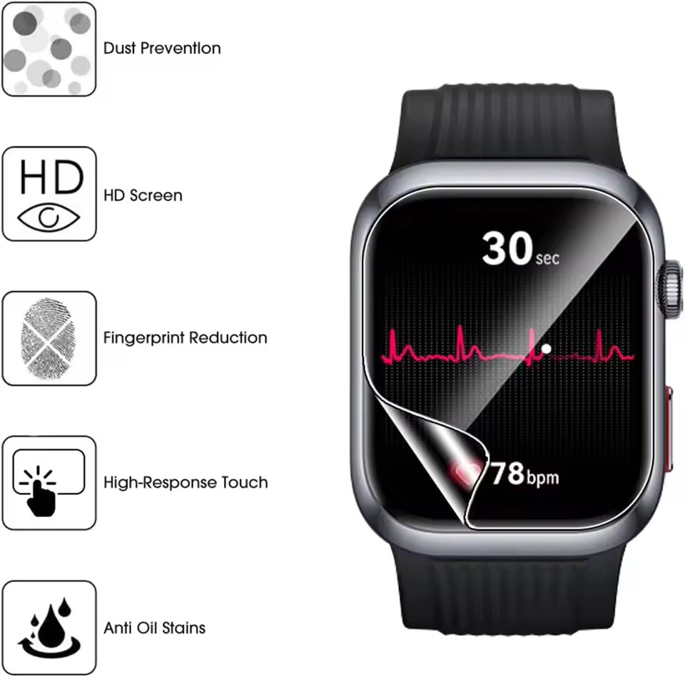 3pcs TPU Hydrogel Films for Hu - Huawei Smartwatch Accessories 评论和价格